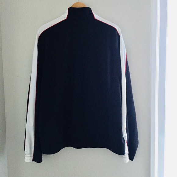 Puma Men's Black/ White/ Red Track Zipper Front Jacket Size Large - Picture 2 of 5